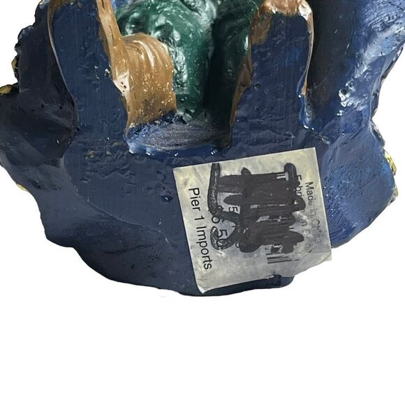 Pier 1 Imports 2 Wise Men Kings Gifts Nativity Hand Painted Resin Figurines 7" - Picture 15 of 15